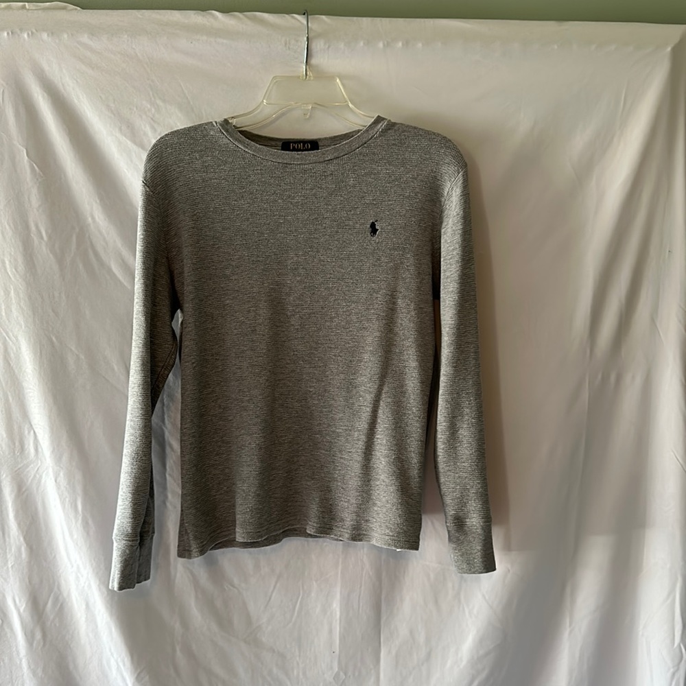 Grey Long John sweat shirt    Ralph Lauren